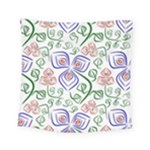 Bloom Nature Plant Pattern Square Tapestry (Small)