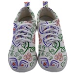 Bloom Nature Plant Pattern Mens Athletic Shoes