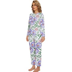 Womens  Long Sleeve Lightweight Pajamas Set 