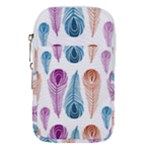 Pen Peacock Colors Colored Pattern Waist Pouch (Small)