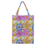 Bloom Flora Pattern Printing Classic Tote Bag