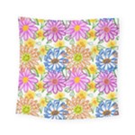 Bloom Flora Pattern Printing Square Tapestry (Small)