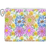 Bloom Flora Pattern Printing Canvas Cosmetic Bag (XXXL)