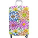 Bloom Flora Pattern Printing Luggage Cover (Large)