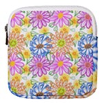 Bloom Flora Pattern Printing Mini Square Pouch