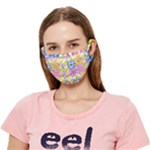 Bloom Flora Pattern Printing Crease Cloth Face Mask (Adult)