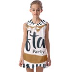 Iftar-party-t-w-01 Kids  Pilgrim Collar Ruffle Hem Dress