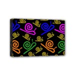 Pattern-repetition-snail-blue Mini Canvas 6  x 4  (Stretched)
