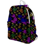 Pattern-repetition-snail-blue Top Flap Backpack