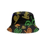 Pattern-repetition-snail-blue Inside Out Bucket Hat (Kids)