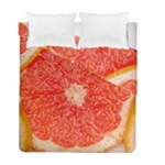 Grapefruit-fruit-background-food Duvet Cover Double Side (Full/ Double Size)