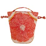Grapefruit-fruit-background-food Drawstring Bucket Bag