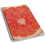 Grapefruit-fruit-background-food 5.5  x 8.5  Notebook