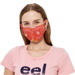 Grapefruit-fruit-background-food Crease Cloth Face Mask (Adult)