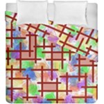 Pattern-repetition-bars-colors Duvet Cover Double Side (King Size)