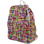Pattern-repetition-bars-colors Top Flap Backpack