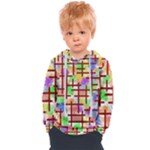 Pattern-repetition-bars-colors Kids  Overhead Hoodie