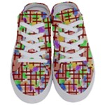 Pattern-repetition-bars-colors Half Slippers
