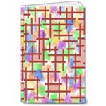 Pattern-repetition-bars-colors 8  x 10  Softcover Notebook