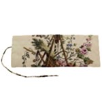 Vintage-antique-plate-china Roll Up Canvas Pencil Holder (S)