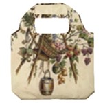Vintage-antique-plate-china Premium Foldable Grocery Recycle Bag