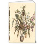 Vintage-antique-plate-china 8  x 10  Softcover Notebook