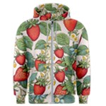 Strawberry-fruits Men s Zipper Hoodie