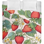 Strawberry-fruits Duvet Cover Double Side (King Size)