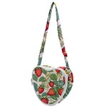 Strawberry-fruits Heart Shoulder Bag