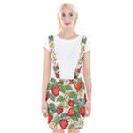Strawberry-fruits Braces Suspender Skirt