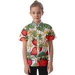 Strawberry-fruits Kids  Short Sleeve Shirt