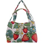 Strawberry-fruits Double Compartment Shoulder Bag