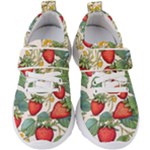 Strawberry-fruits Kids  Velcro Strap Shoes