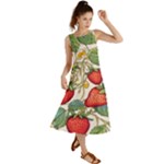 Strawberry-fruits Summer Maxi Dress