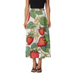 Strawberry-fruits Classic Midi Chiffon Skirt