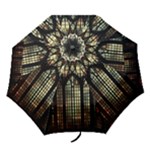 Stained Glass Window Gothic Folding Umbrellas