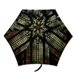 Stained Glass Window Gothic Mini Folding Umbrellas
