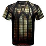 Stained Glass Window Gothic Men s Cotton T-Shirt