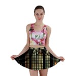 Stained Glass Window Gothic Mini Skirt