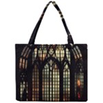 Stained Glass Window Gothic Mini Tote Bag