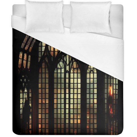 Stained Glass Window Gothic Duvet Cover (California King Size) from ZippyPress