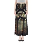 Stained Glass Window Gothic Full Length Maxi Skirt