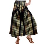 Stained Glass Window Gothic Women s Satin Palazzo Pants