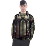 Stained Glass Window Gothic Men s Pullover Hoodie
