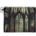 Stained Glass Window Gothic Canvas Cosmetic Bag (XXXL)