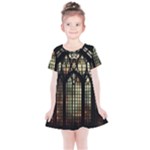Stained Glass Window Gothic Kids  Simple Cotton Dress