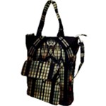 Stained Glass Window Gothic Shoulder Tote Bag