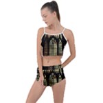 Stained Glass Window Gothic Summer Cropped Co-Ord Set