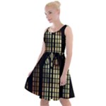 Stained Glass Window Gothic Knee Length Skater Dress