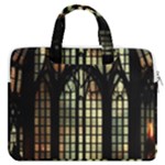 Stained Glass Window Gothic MacBook Pro 13  Double Pocket Laptop Bag